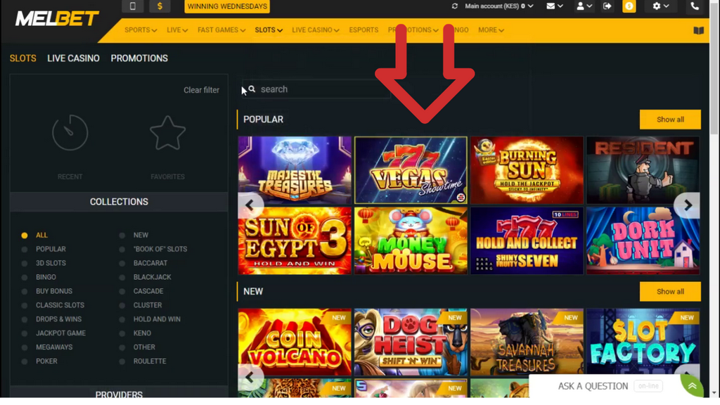 Melbet Casino site