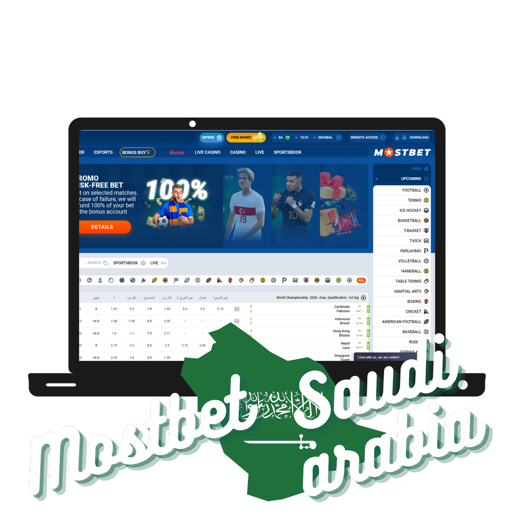 موقع الإنترنت الرسمي Mostbet مصر: مؤسسة المراهنة والقمار
